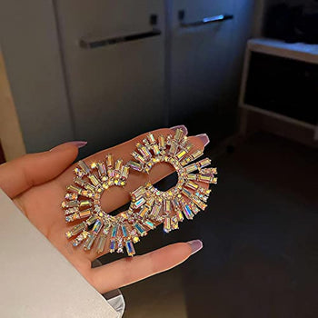 Sither Color Crystal Earrings