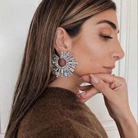 Sither Color Crystal Earrings