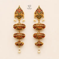 Triple Layer Jhumki