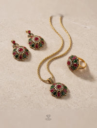 Crystal Ball Glow Pendant Set
