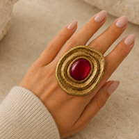 Zareen Oversized Statement Ring