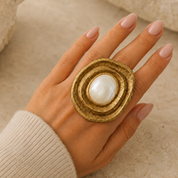 Zareen Oversized Statement Ring