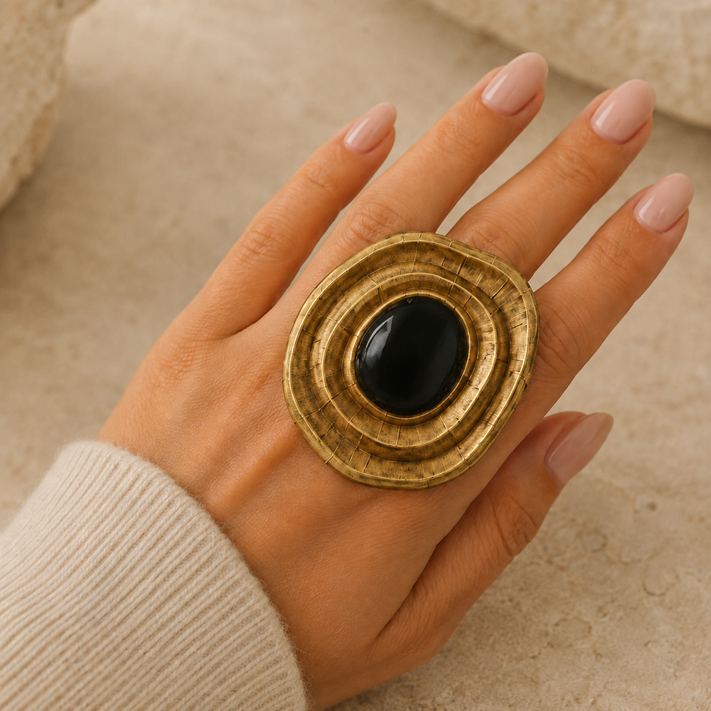 Zareen Oversized Statement Ring
