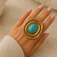 Zareen Oversized Statement Ring