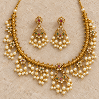 Hania Floral Pearl Set
