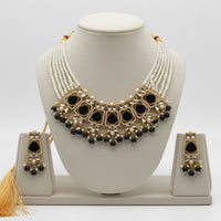 Noor Gold Kundan Necklace Set – Traditional Elegance Redefined