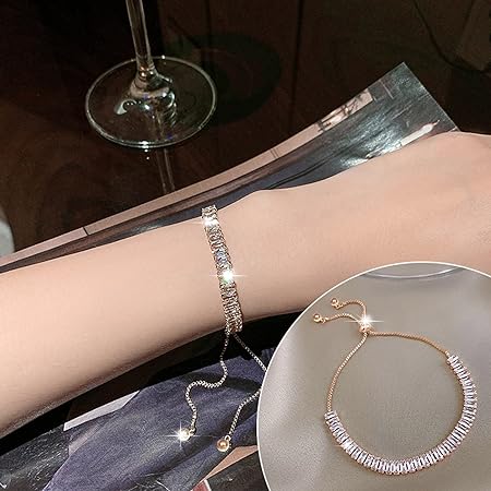 Diamond zircon Bracelet - Bracelet - Jewel Galore