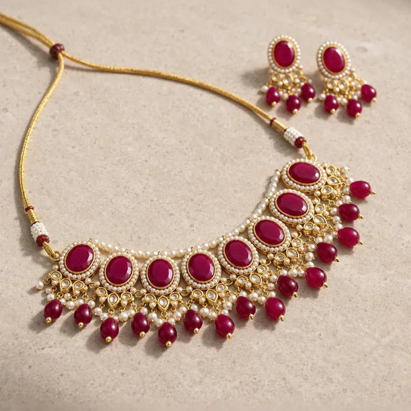 Oval Choker - Jewel Galore