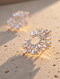 Sither Color Crystal Earrings - Jewel Galore