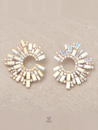 Sither Color Crystal Earrings - Jewel Galore