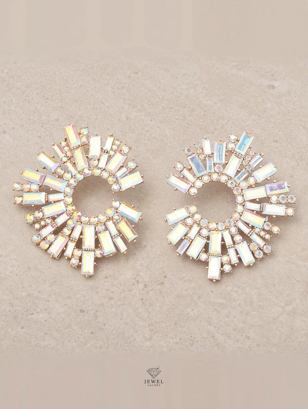 Sither Color Crystal Earrings - Jewel Galore