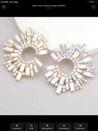 Sither Color Crystal Earrings - Jewel Galore